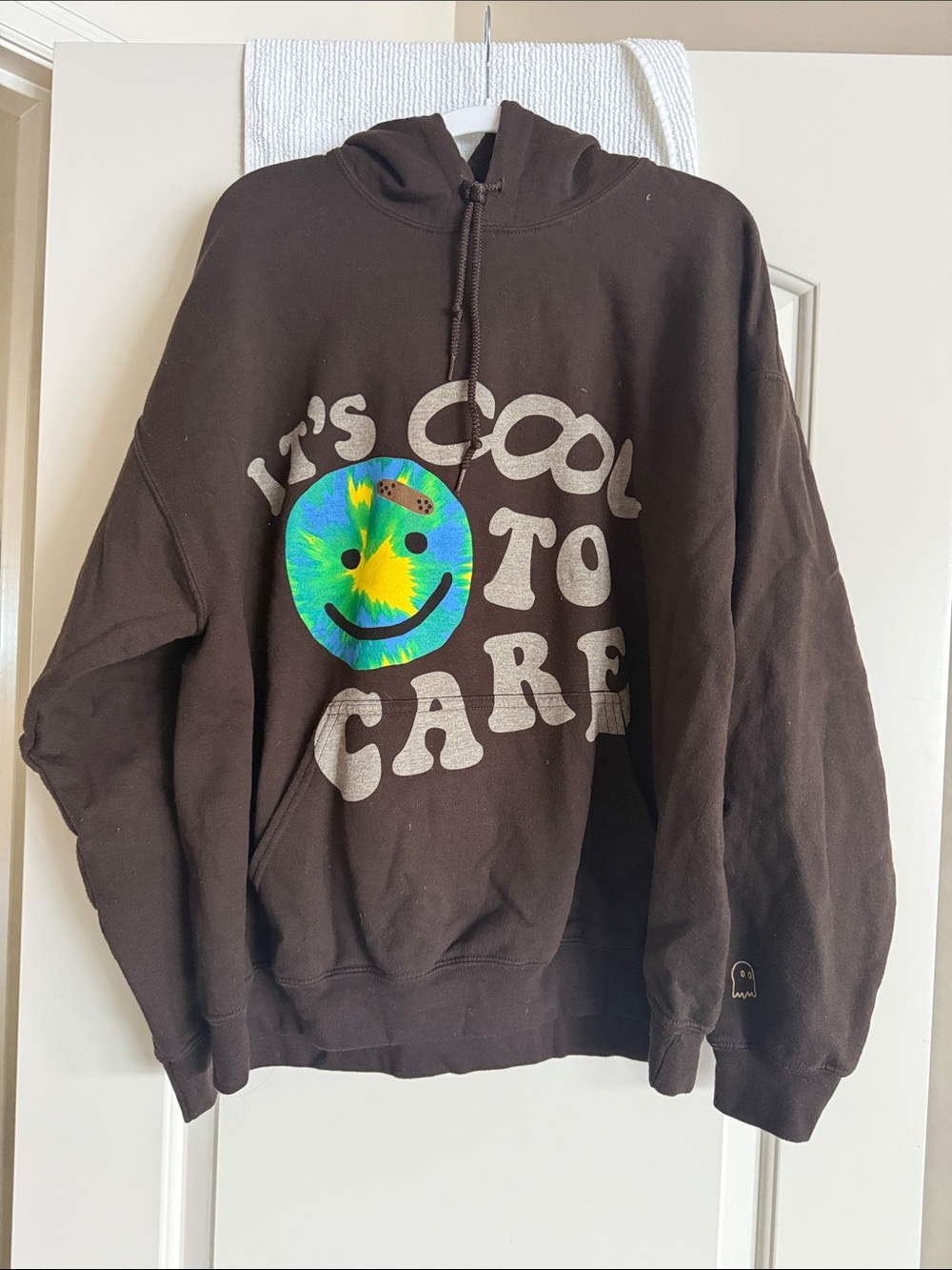 LONELY GHOST Black Jacket with Pink Brand Label